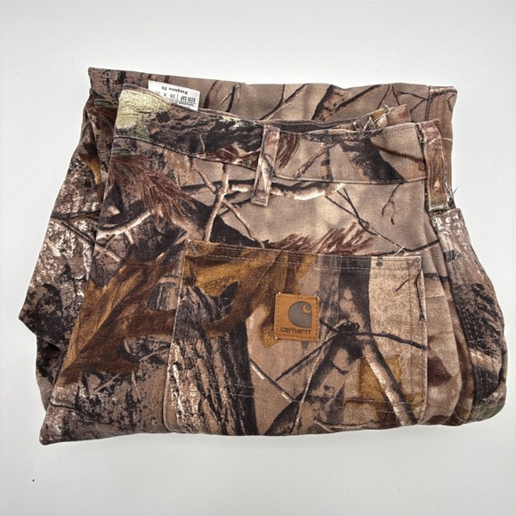 Carhartt‎ Camo Dungaree Fit Pants Mens 38X30 B235 CAP Camo NWOT
